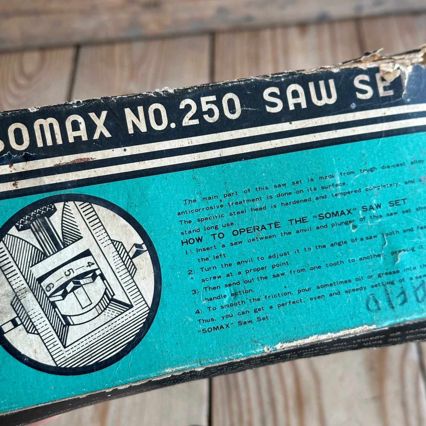 H1407 Vintage SOMAX Japan No.250 SAW set IOB