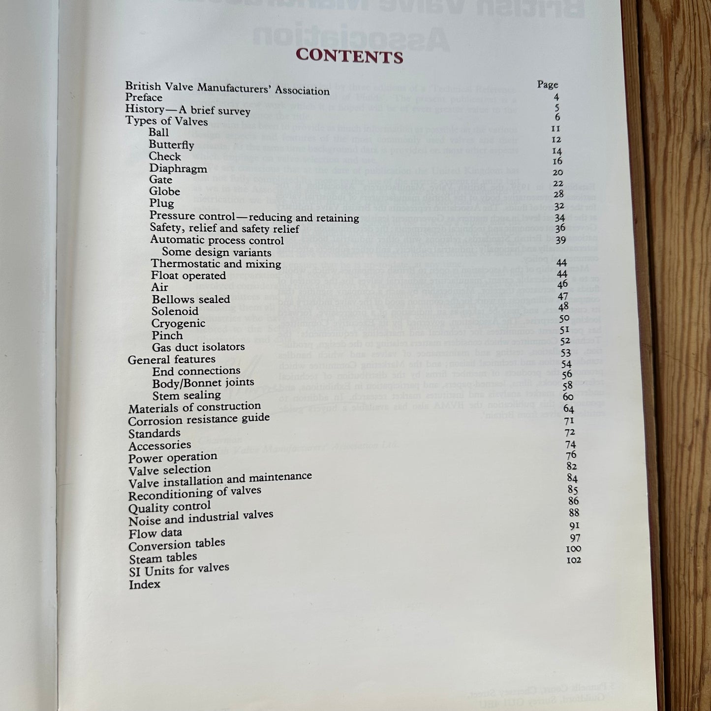 XBN167 Vintage 1980 BOOK VALVE USERS MANUAL a technical reference book on industrial valves for the control of fluids