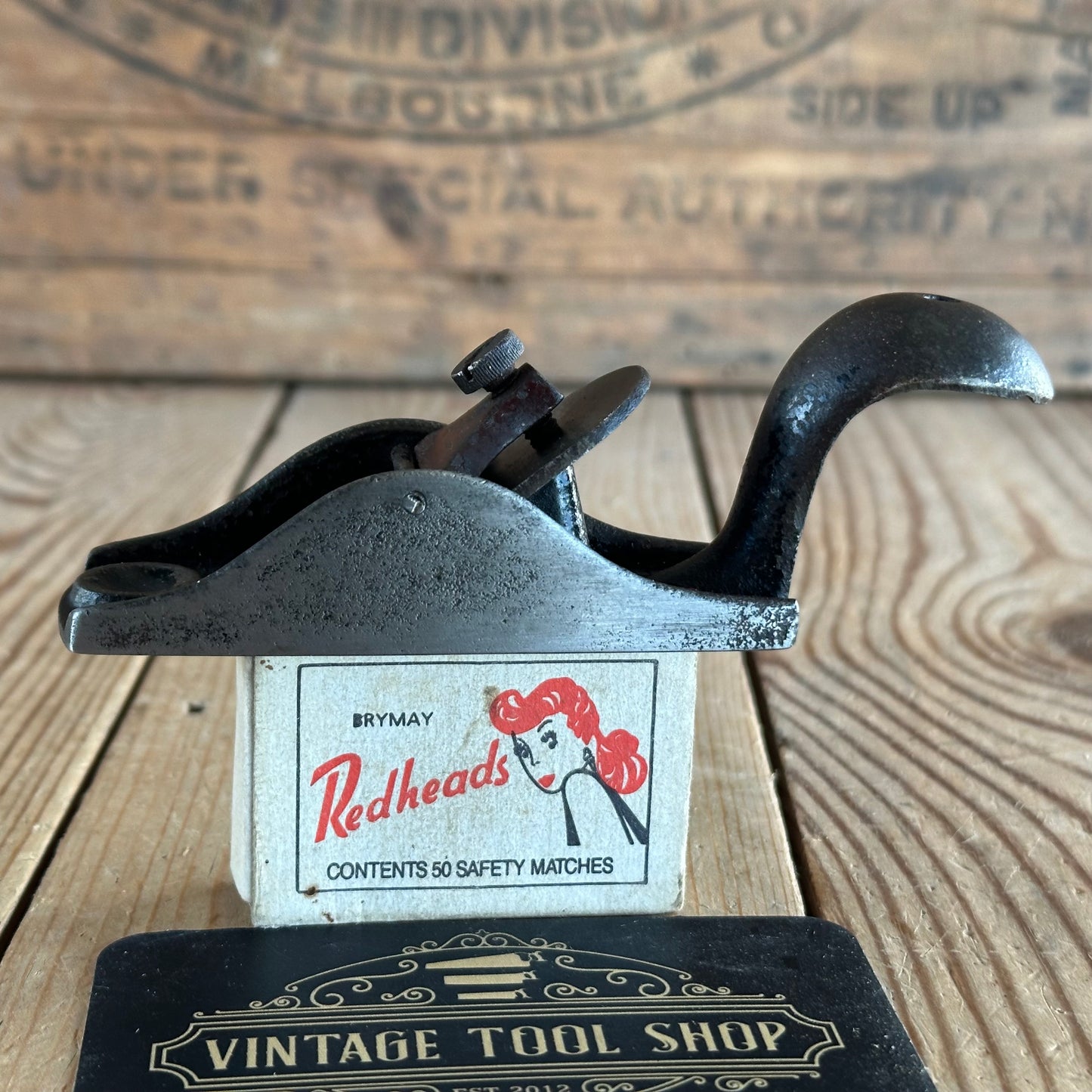 D1588 Vintage STANLEY No.100 “Squirrel tail” Block PLANE