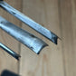 N1767 Vintage 3x DASTRA Germany carving chisel set V-GOUGE bent gouge