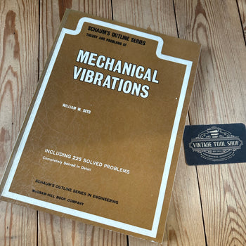XBN92 Vintage 1964 BOOK SCHAUM'S Outline Series Theory and Problems of MECHANICAL VIBRATIONS by W.W.Seto