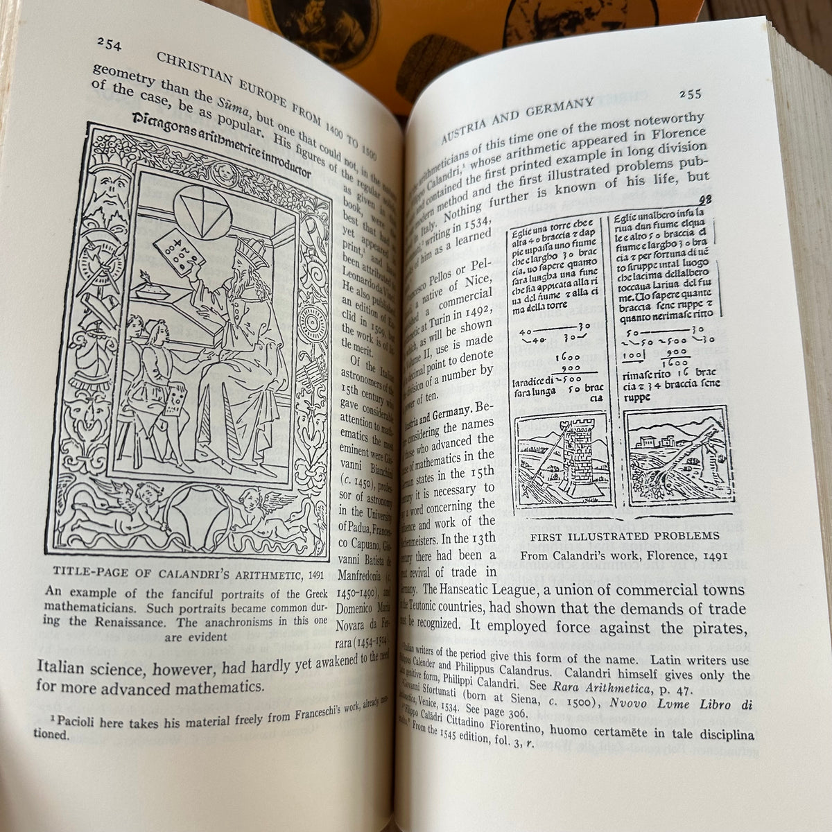 N1996 FASCINATING! Vintage BOOK HISTORY of MATHEMATICS by D.E.Smith in two volumes