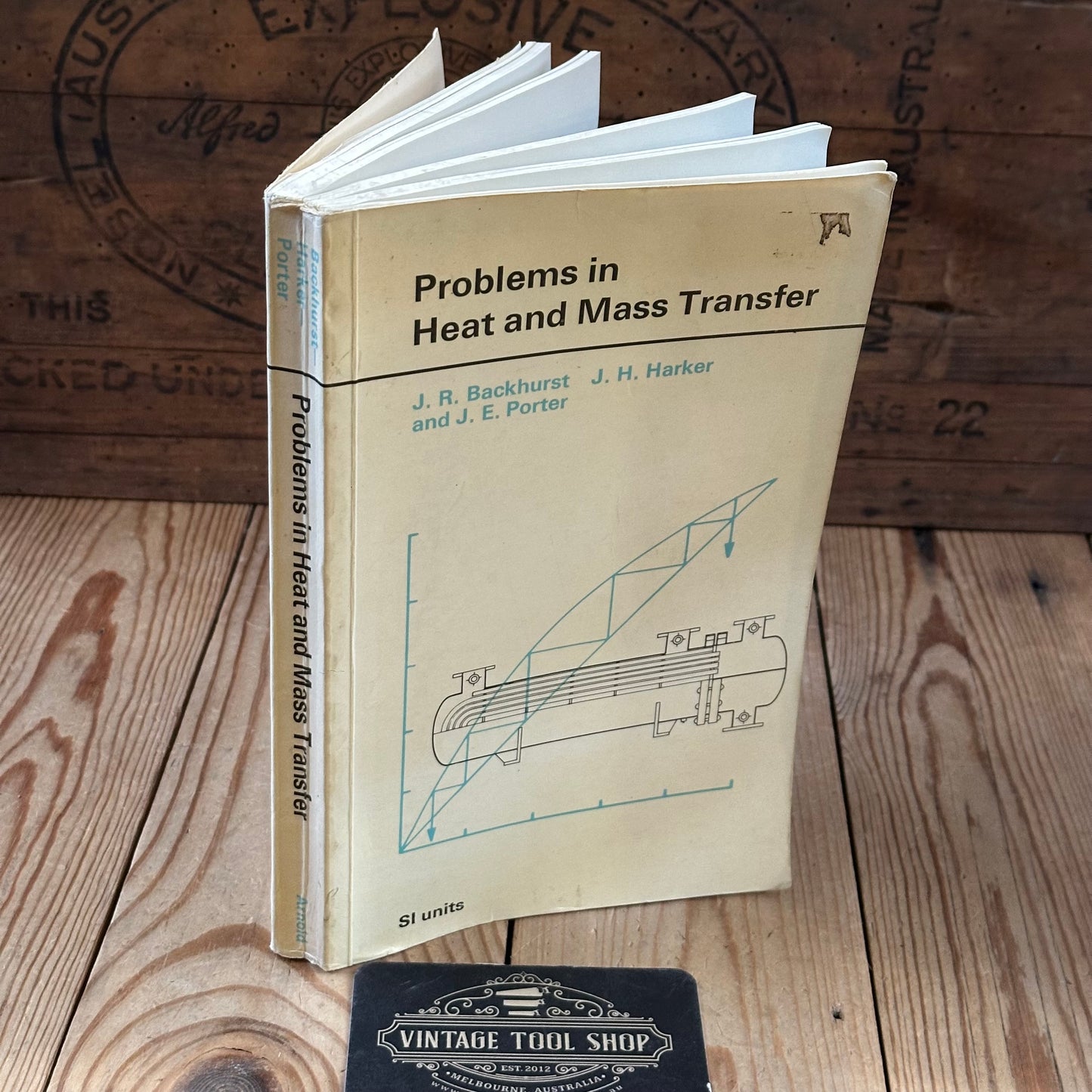 XBN174 Vintage 1974 BOOK PROBLEMS in HEAT and MASS TRANSFER by J.R.Backhurst & J.H.Harker & J.E.Porter