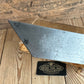 H1443 Vintage 8” Rosewood & brass BEVEL