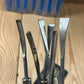 N1831 Vintage 6 x FOOTPRINT England Carving CHISEL Set Gouges