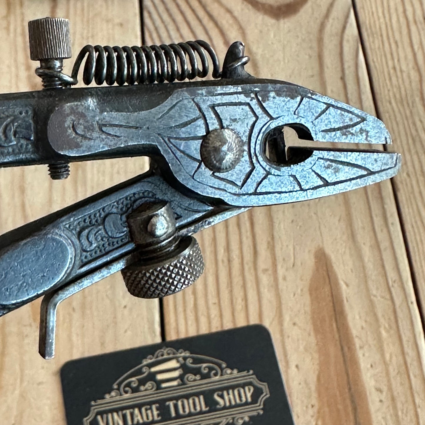 N1530 Vintage AHREM’S GOODLINE Germany ORNATE SAW SET Pliers