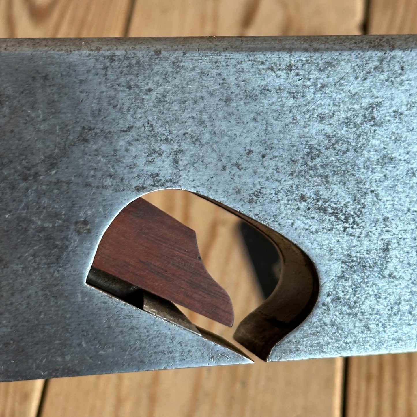 N1924 Antique Iron & MAHOGANY INFILL Shoulder PLANE