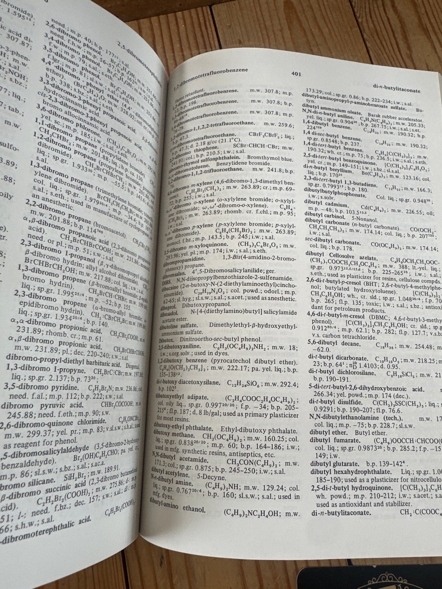XBN175 Vintage 1986 BOOK Concise CHEMICAL and TECHNICAL DICTIONARY Fourth Edition by H.Bennett
