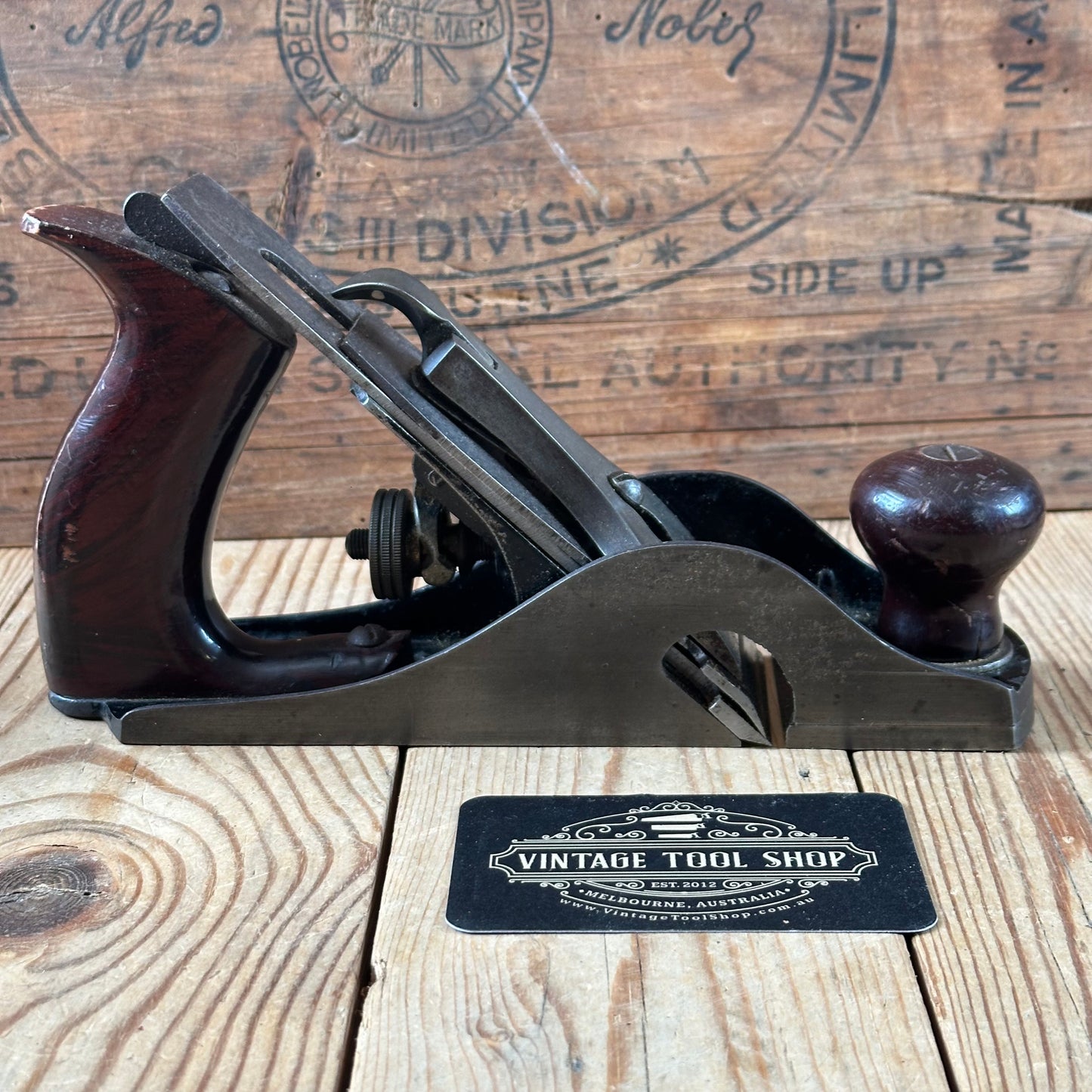 H2558 RARE! Vintage OHIO Tool Co USA No:10 & 1/2 Rabbet REBATE PLANE