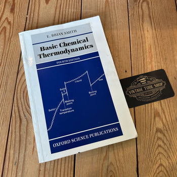 XBN5 Vintage 1995 Basic Chemical Thermodynamics BOOK by E.B.Smith