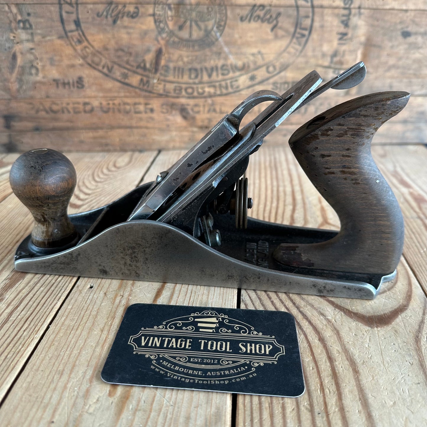 H1563 Vintage STANLEY England No.4 PLANE