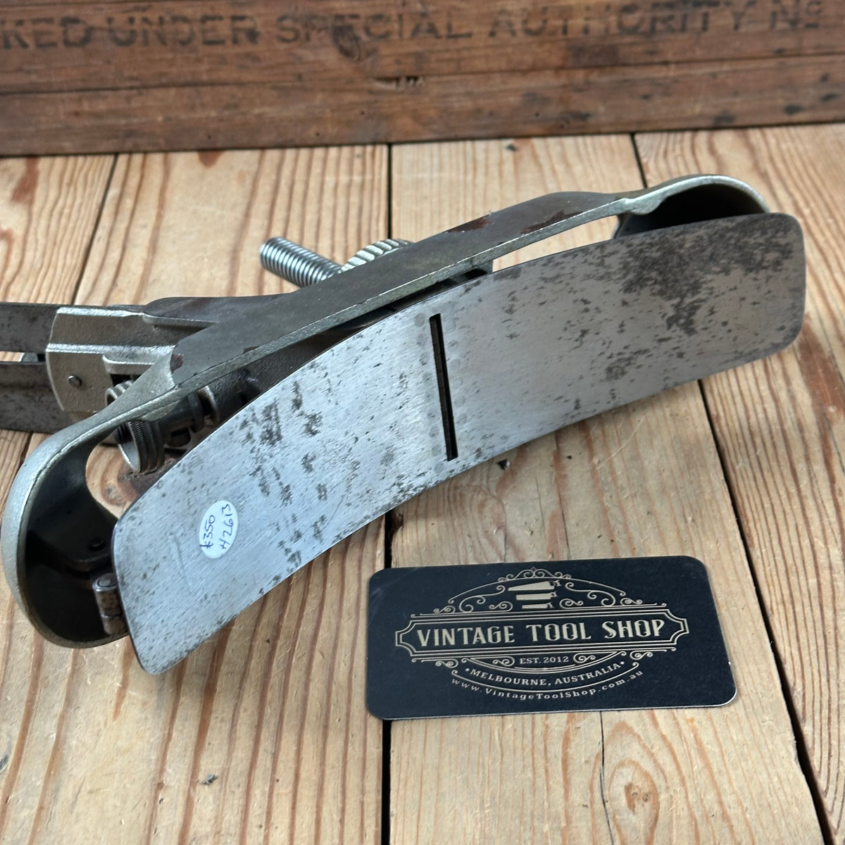 H2613 AWESOME ! Vintage STANLEY USA No:20 VICTOR Compass CIRCULAR Plane