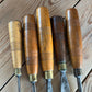 D1918 Vintage 5x Carving CHISEL Set ADDIS