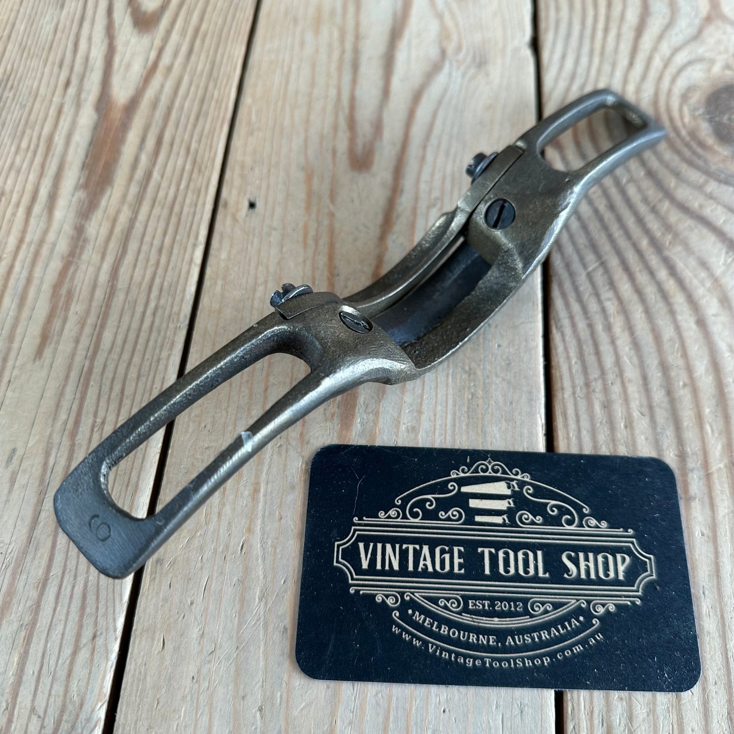 N675 Vintage BRASS BODIED travisher SPOKESHAVE Heel Shave