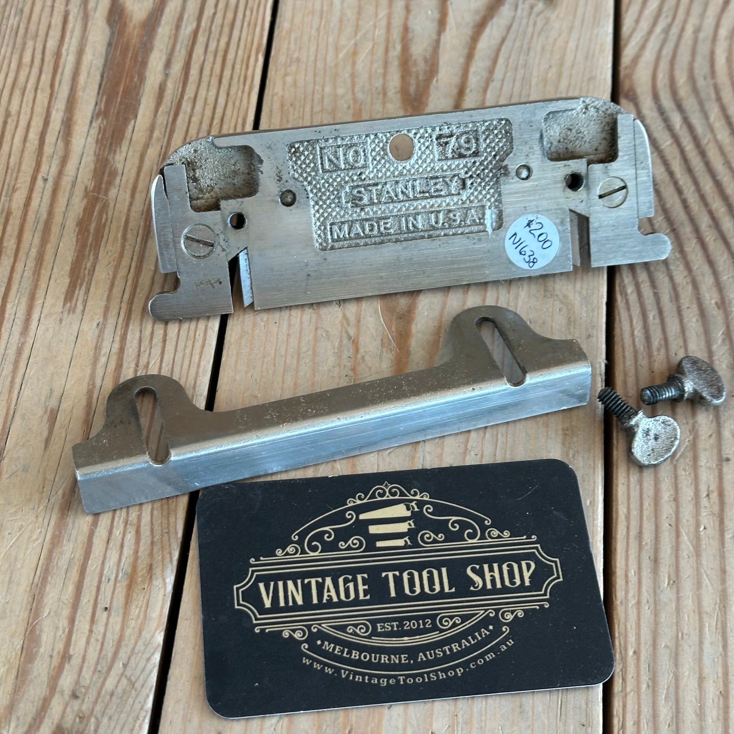 N1638 Vintage STANLEY USA No.79 Side RABBET Rebate PLANE