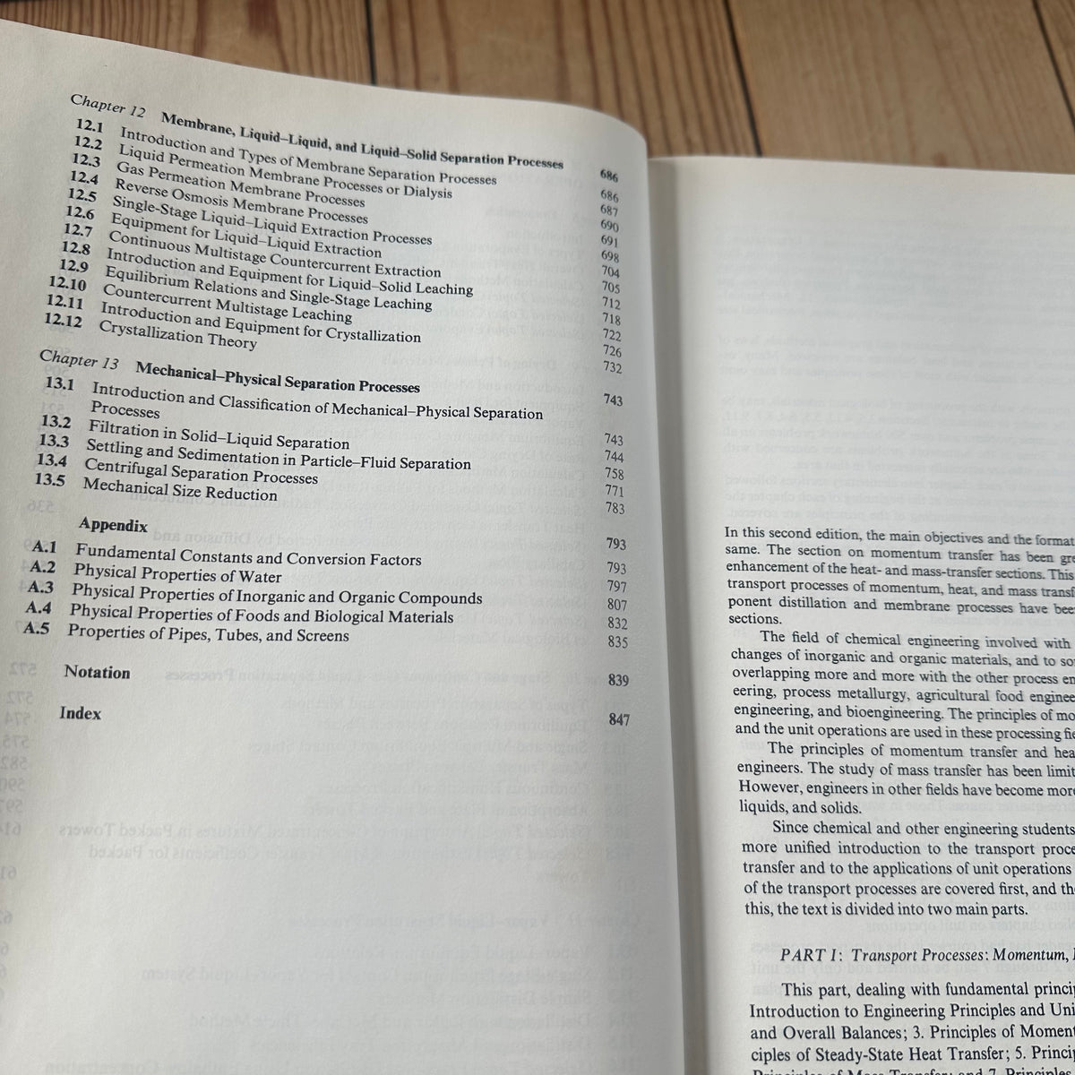 XBN210 Vintage BOOK TRANSPORT PROCESSES and UNIT OPERATIONS by C.J.Geankoplis