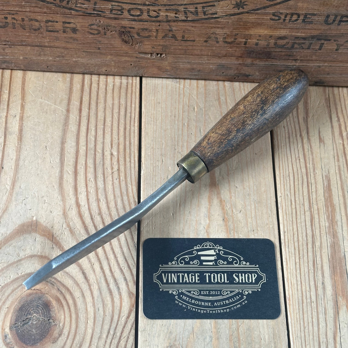 H2177 Vintage 6mm concave Tuckpointing TROWEL
