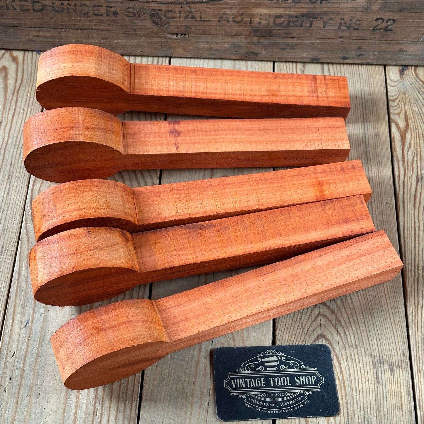 NEW! Exotic! 1 x PADAUK whittling SPOON / LADLE carving BLANK