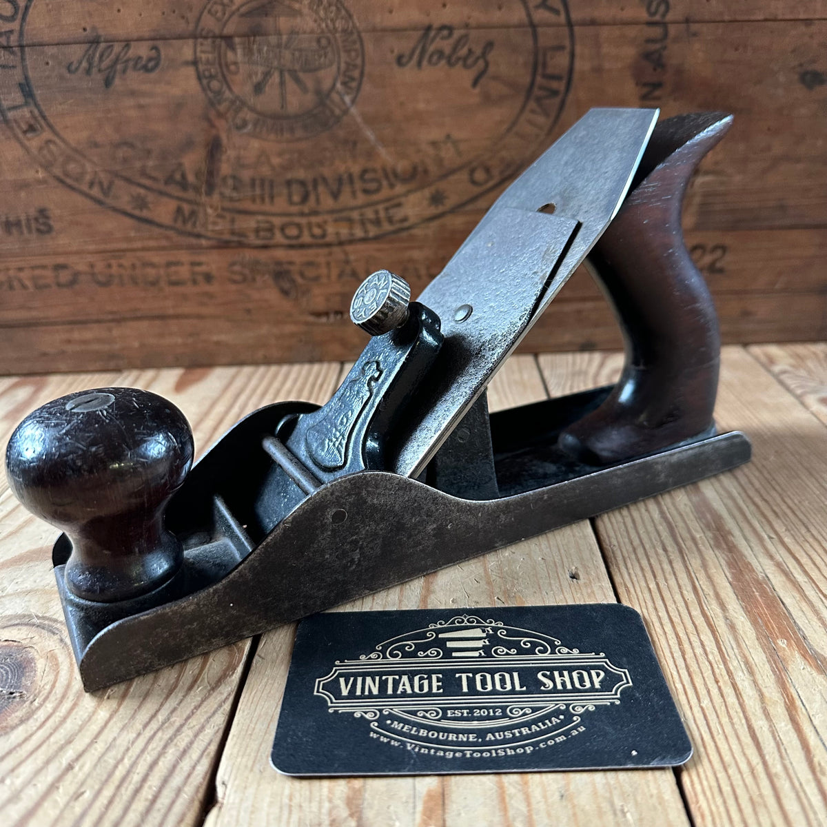 T5584 Antique 1907-1918 STANLEY USA No.104 Liberty Bell PLANE