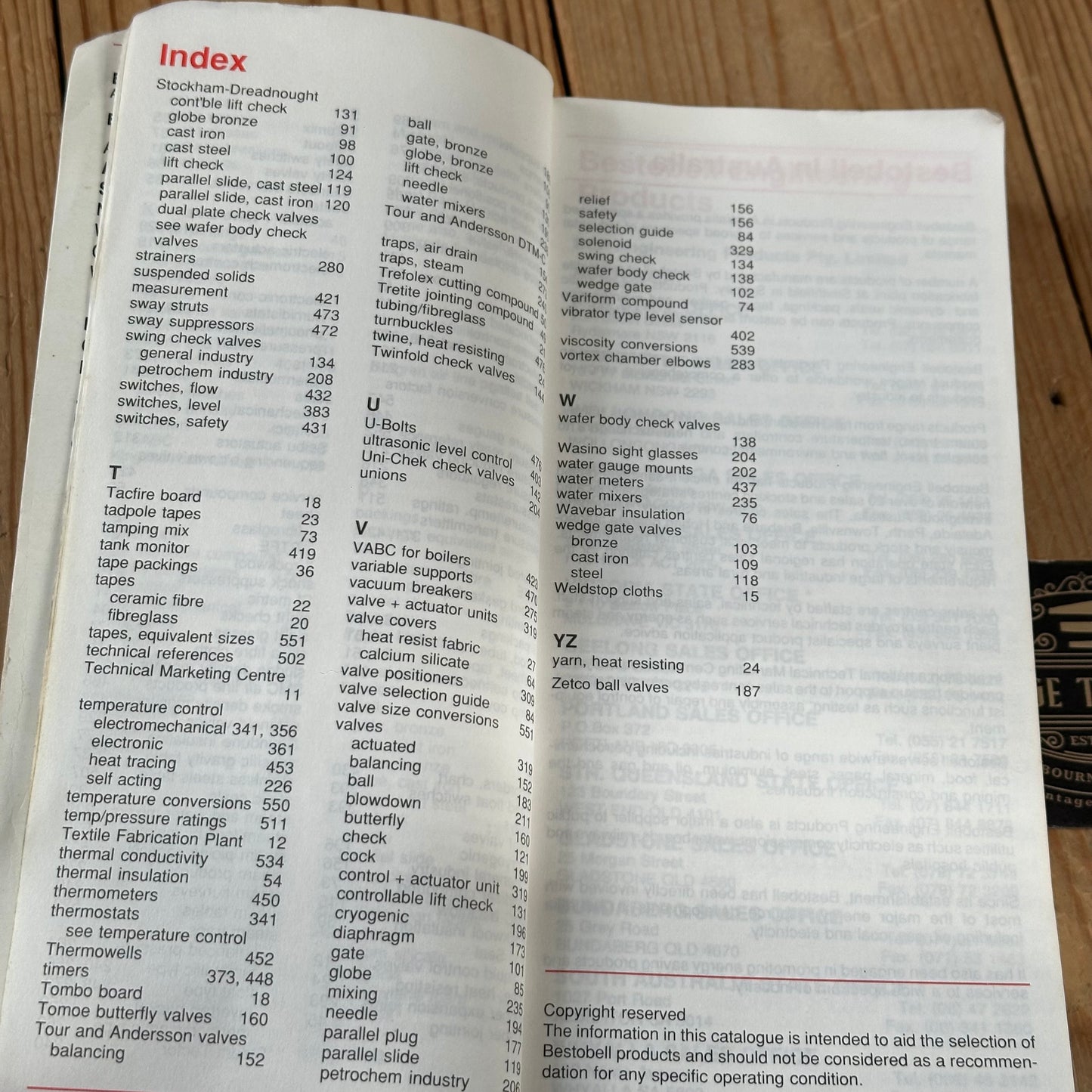 XBN179 Vintage BOOK BEP ENGINEERING PRODUCTS & PRODUCTS & SERVICES 1992 Catalogue