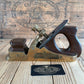 N718 GORGEOUS! Antique GUNMETAL SCOTTISH Style infill SMOOTHING plane