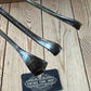 N1750 Vintage set of 3 x English made SPOON GOUGES Carving chisels