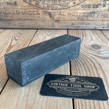 SOLD H516 Vintage BLACK TURKEY STONE Natural Sharpening stone OILSTONE