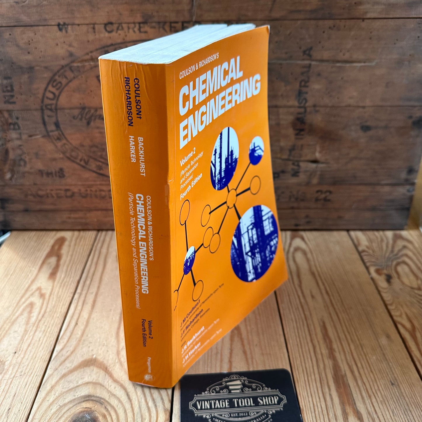 XBN12 Vintage 1993 BOOK CHEMICAL ENGINEERING Volume 2 4th Edition by J.M.Coulson, J.F.Richardson, & J.F.Backhurst & J.H.Harker