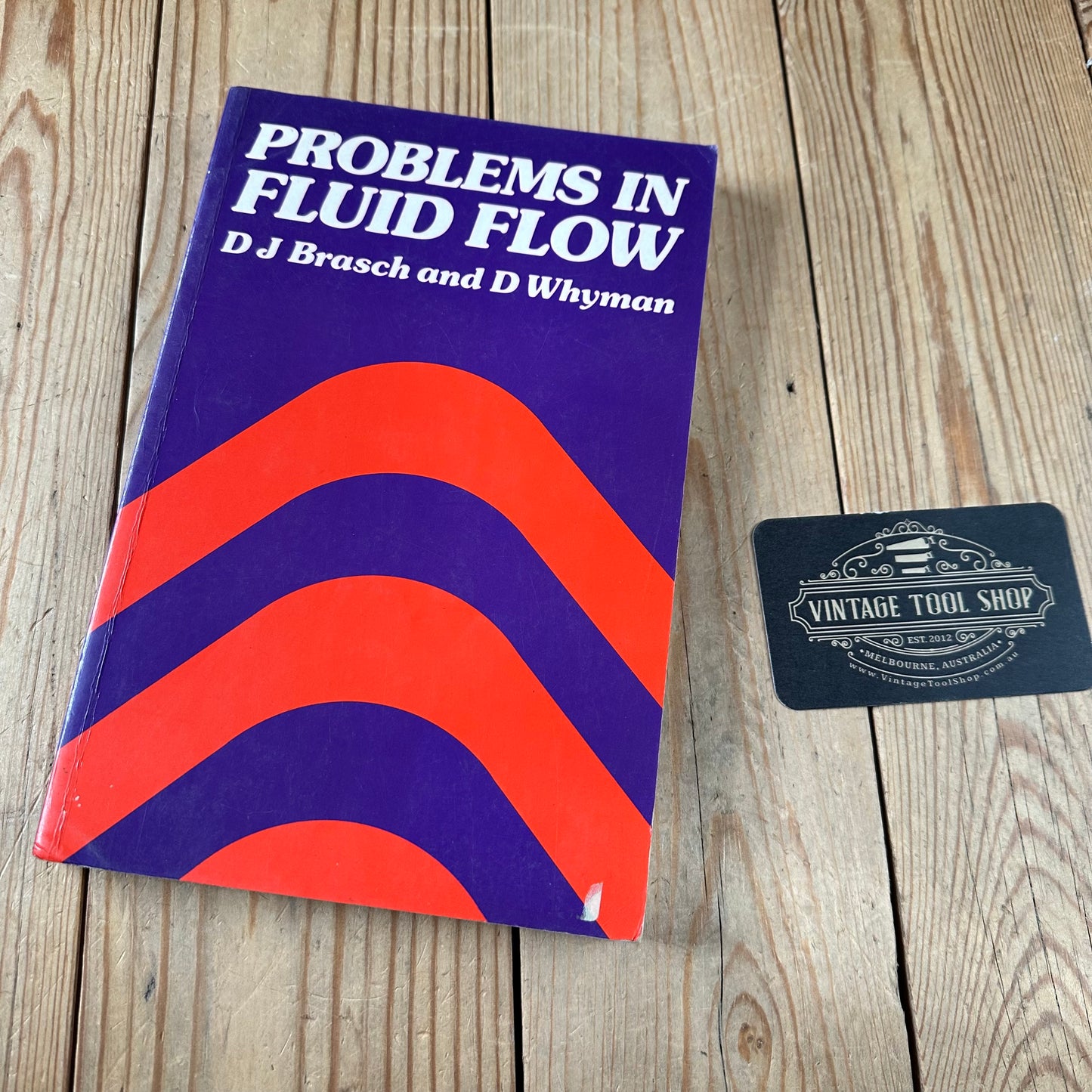 XBN110 Vintage 1986 of PROBLEMS in FLUID FLOW BOOK by D.J.Brasch & D.Whyman