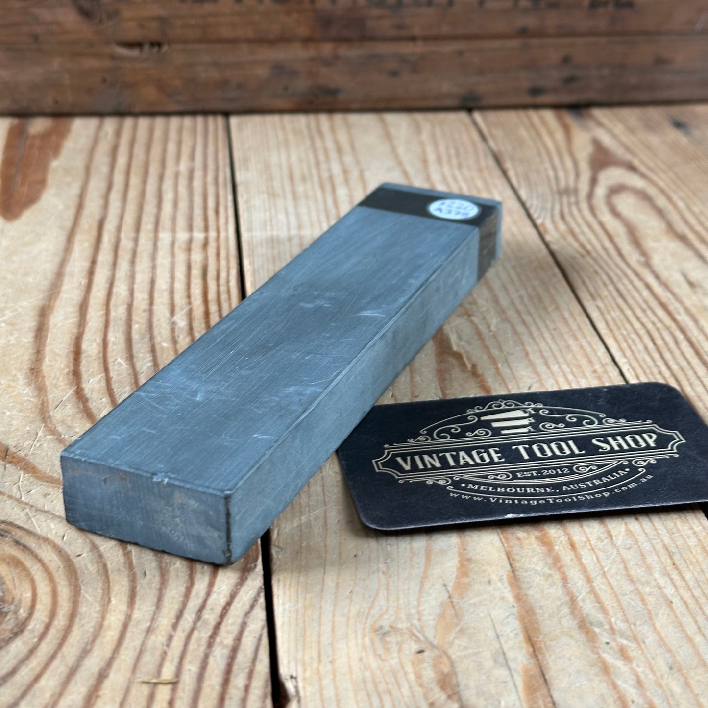 A378 ULTRA FINE! Vintage German Thuringian SLATE Razor BARBER HONE sharpening stone waterstone
