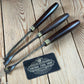 N1750 Vintage set of 3 x English made SPOON GOUGES Carving chisels
