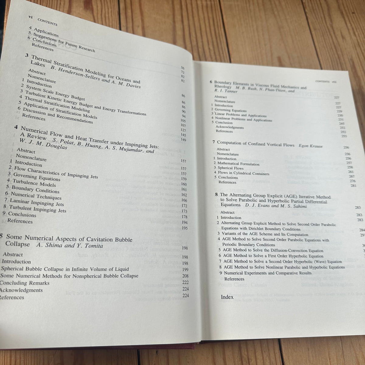 XBN158 Vintage BOOK Annual Review of NUMERICAL FLUID MECHANICS and HEAT TRANSFER Vol 2 by C.L.Tien & T.C.Chawla