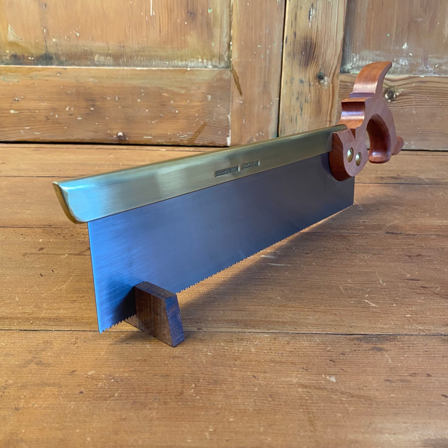 VHS197 HERITAGE SAWS Custom 12” BRUNSWICK model 13ppi CARCASS SAW with TASMANIAN MYRTLE Handle
