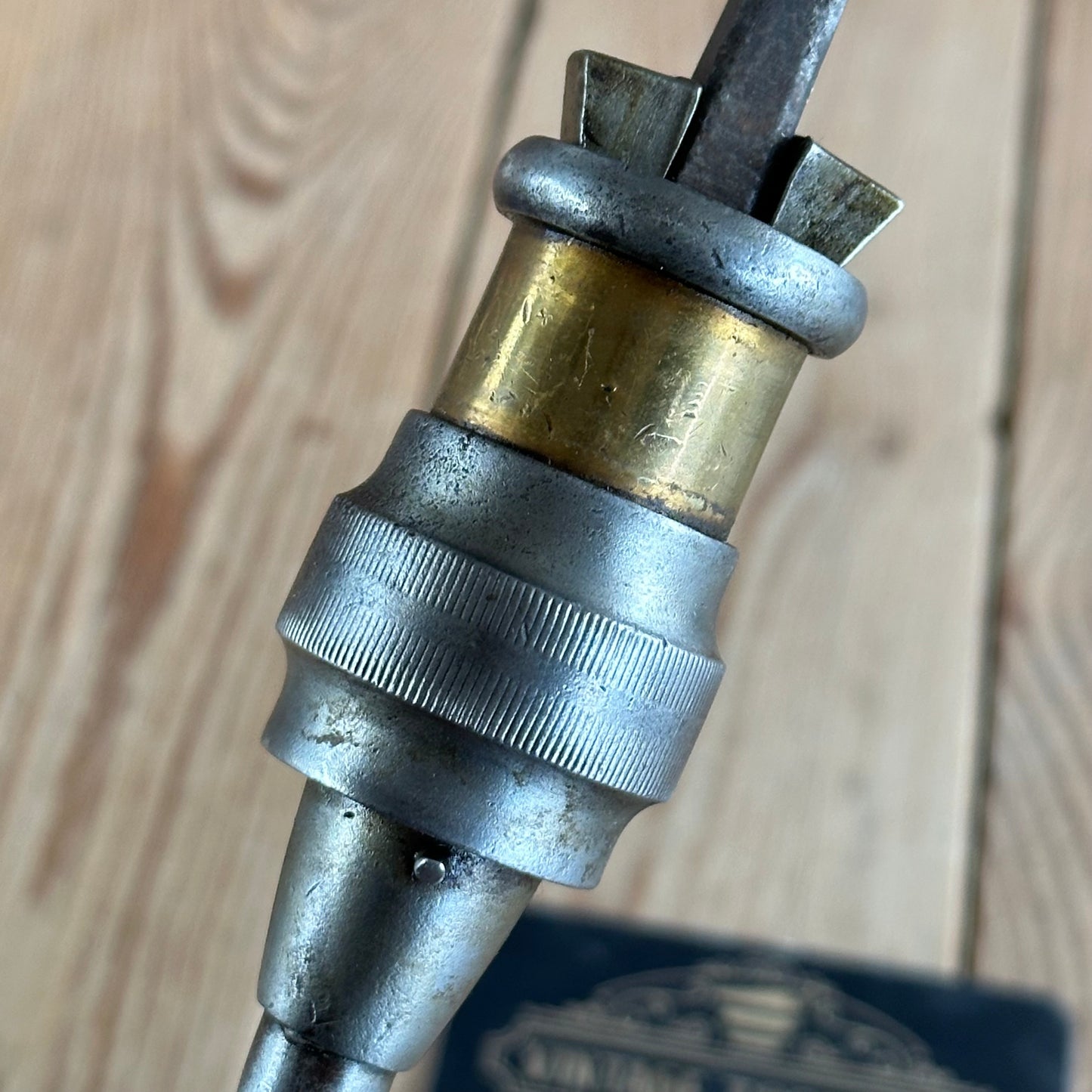 SOLD. H2007 EARLY! Antique 1867-1878 MILLERS FALLS USA No.4 ROSE CHUCK BRACE DRILL