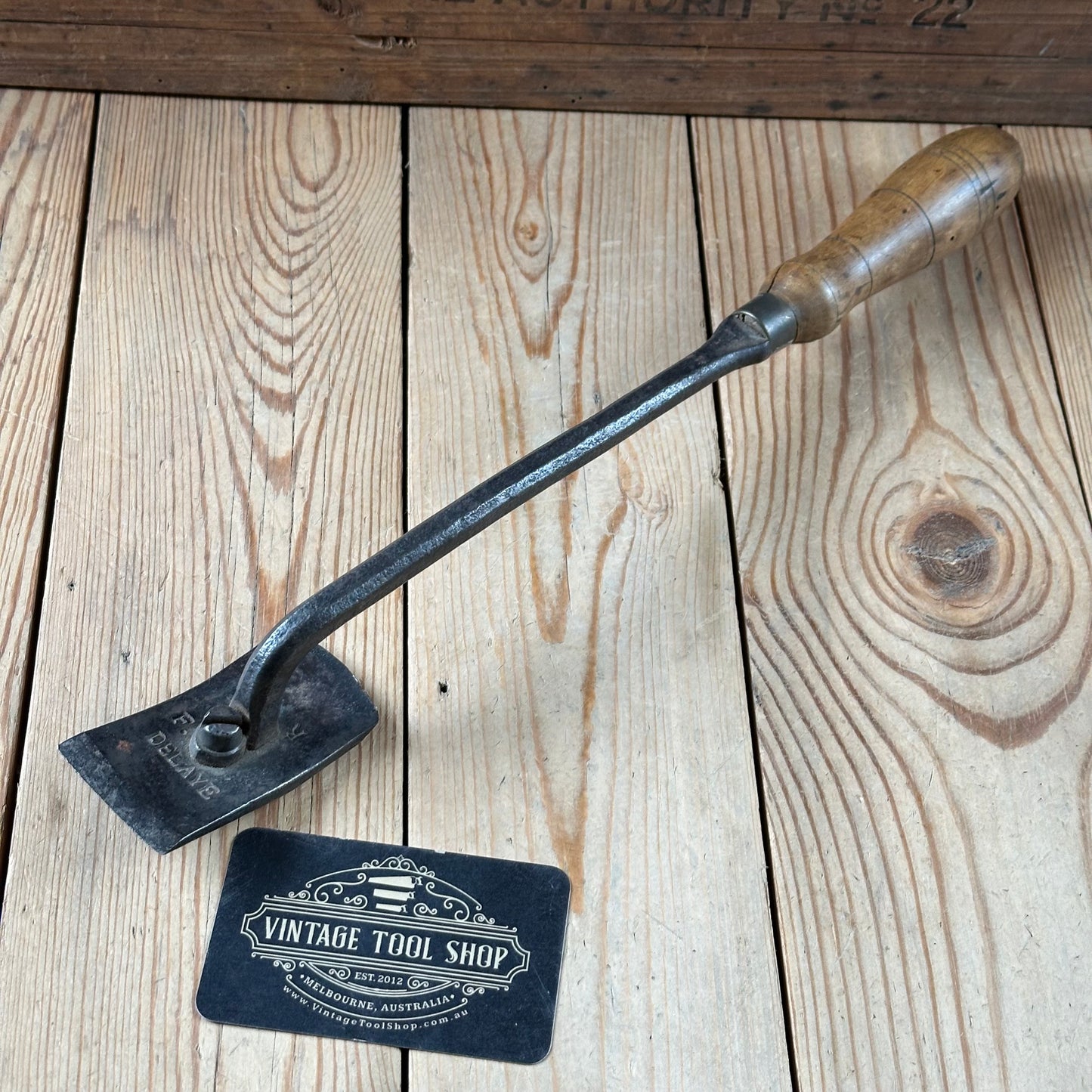 SOLD. Y1729 Antique FRENCH Coopers CURVED barrel SCRAPER chair makers tool