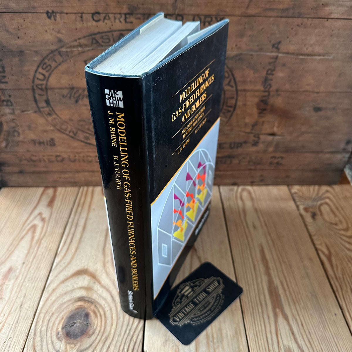 N2011 Vintage 1991 BOOK MODELLING of GAS FIRED FURNACES and BOILERS & Other Industrial Heating Processes by J.M.Rhine & R.J.Tucker