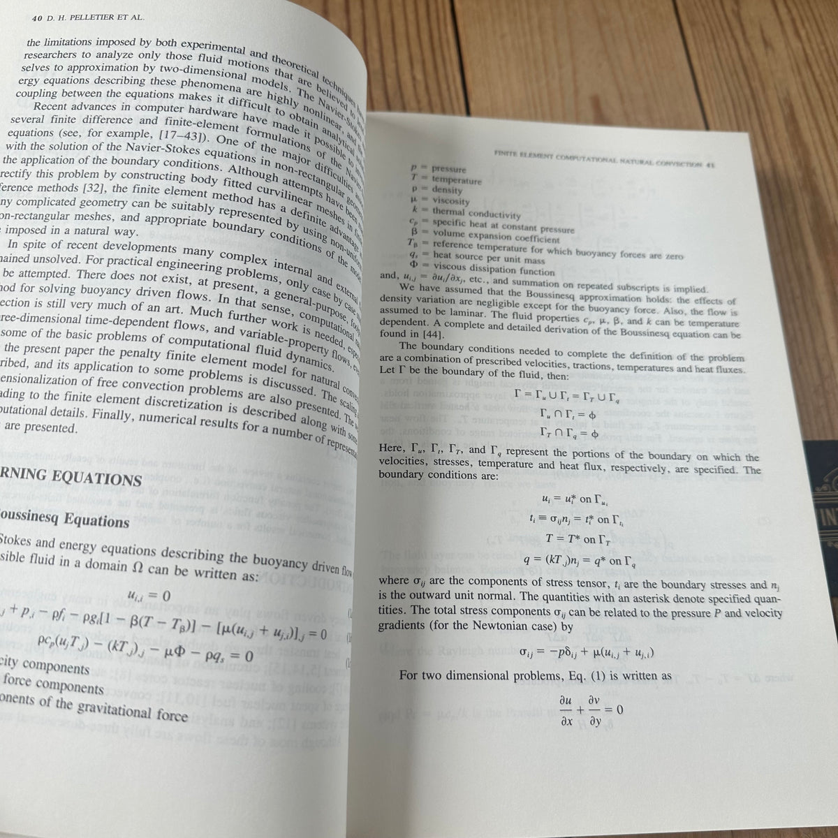 XBN158 Vintage BOOK Annual Review of NUMERICAL FLUID MECHANICS and HEAT TRANSFER Vol 2 by C.L.Tien & T.C.Chawla