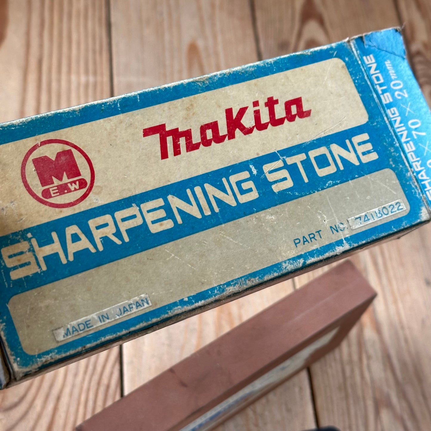 A258 Vintage MAKITA Japanese WATERSTONE Sharpening STONE IOB