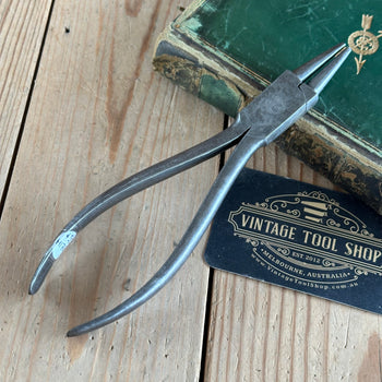 H1784 Vintage KLAUKE German ROUND NOSE Jewellers PLIERS