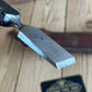 JMB17 NEW! Blacksmith made HAND FORGED high tensile steel CHISEL handmade genuine leather SHEATH. Made by BONESAW