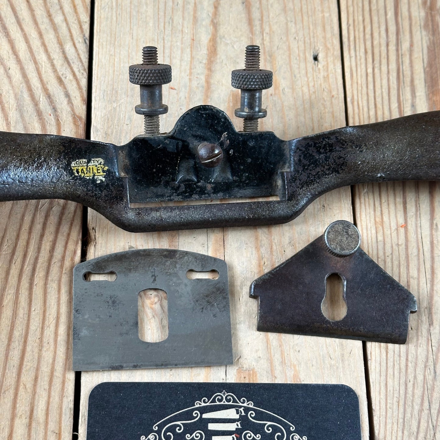 N1812 Vintage STANLEY England No.151 adjustable flat base SPOKESHAVE spoke shave