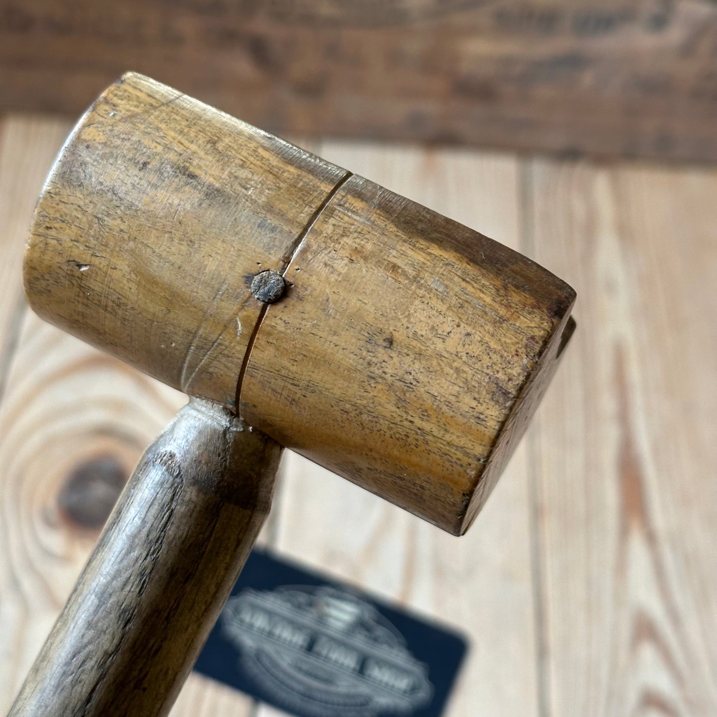 H2456 Vintage SAILMAKERS Lignum Vitae SERVING MALLET