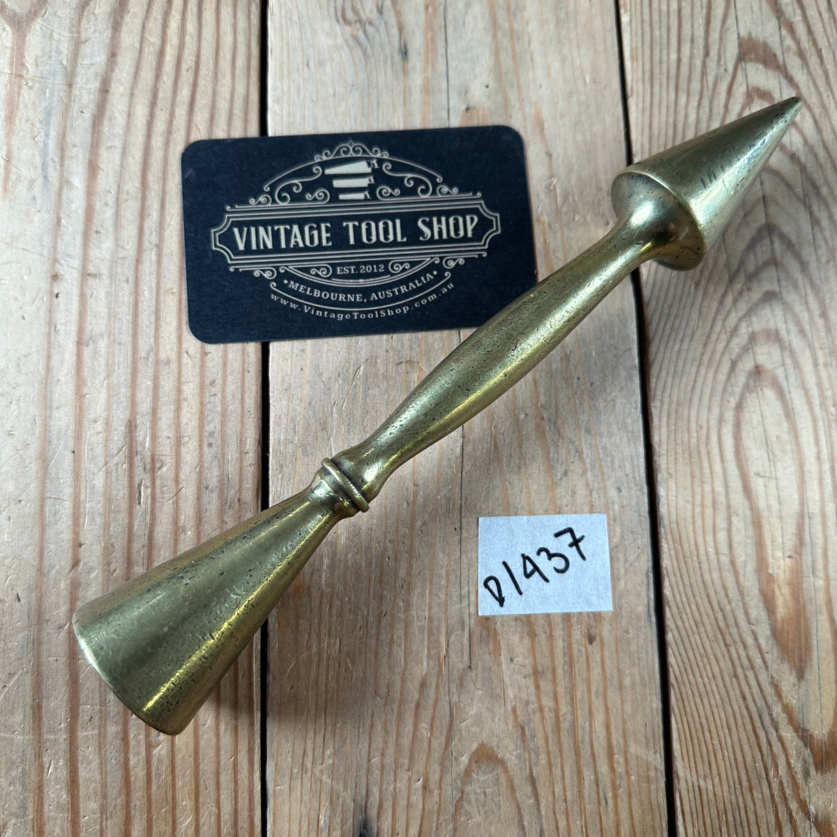 D1435-D1440 RARE! Vintage 1x BRASS Bronze Pipe Organ TUNING CONES