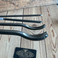 N893 Vintage set of 4 SWISS Carving CHISELS V-Gouge spoon gouges