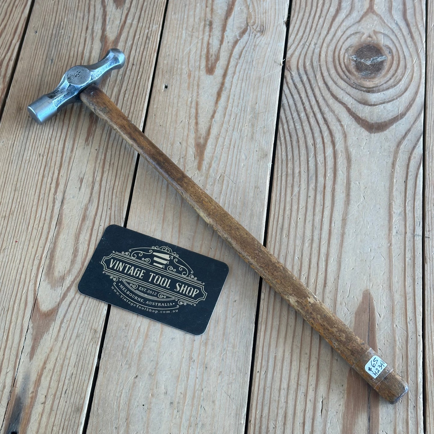 H2358 Vintage BRADES England 1721 Jewellers Ball Peen HAMMER