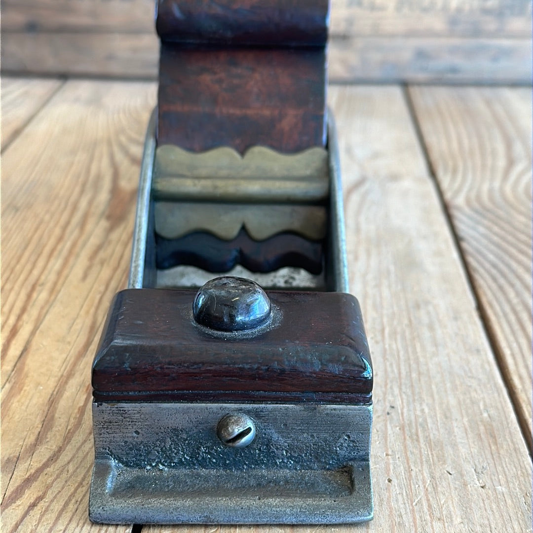 SOLD H953 Antique transitional MAHOGANY PLANE with HALE brothers blade