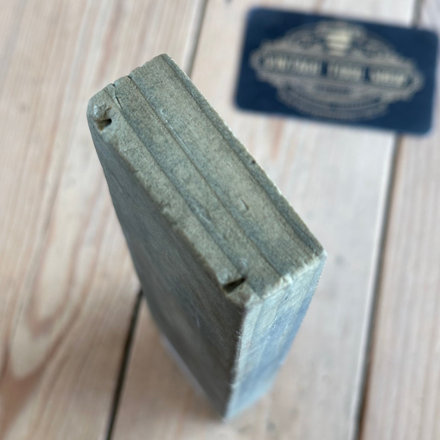 A367 Vintage HINDOSTAN USA Natural Sharpening STONE water stone WHETSTONE