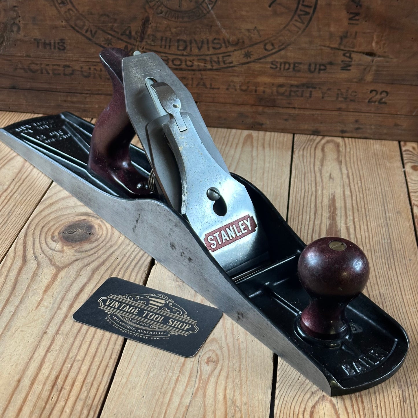N1819 BEEFY! Vintage STANLEY England No.6 PLANE