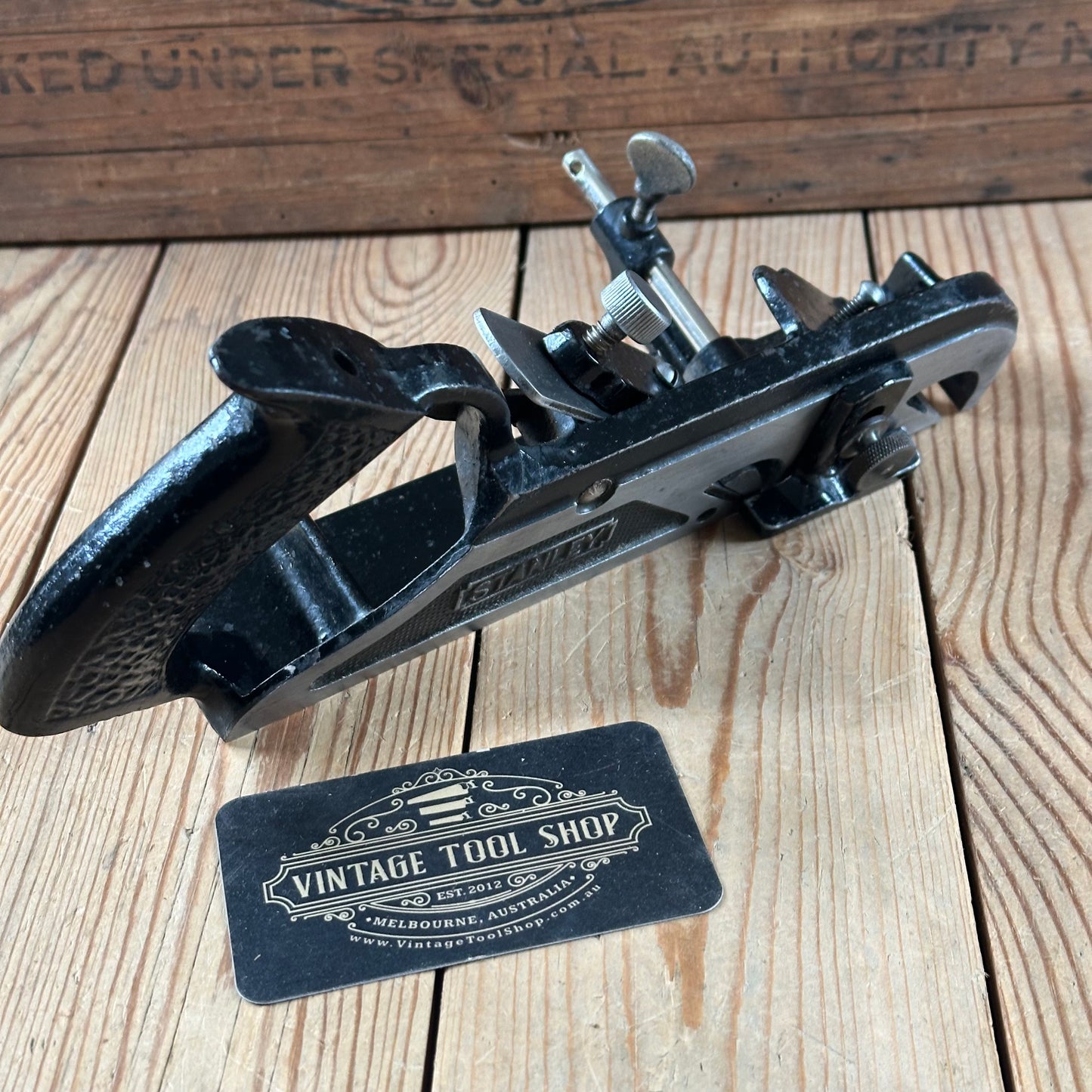 H2148 Vintage STANLEY England No.78 Duplex RABBET rebate plane