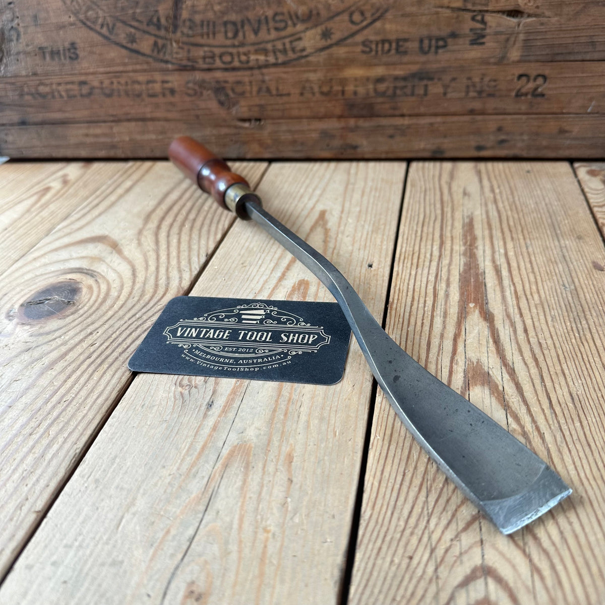 N780 Vintage  BENT SPOON GOUGE Carving CHISEL